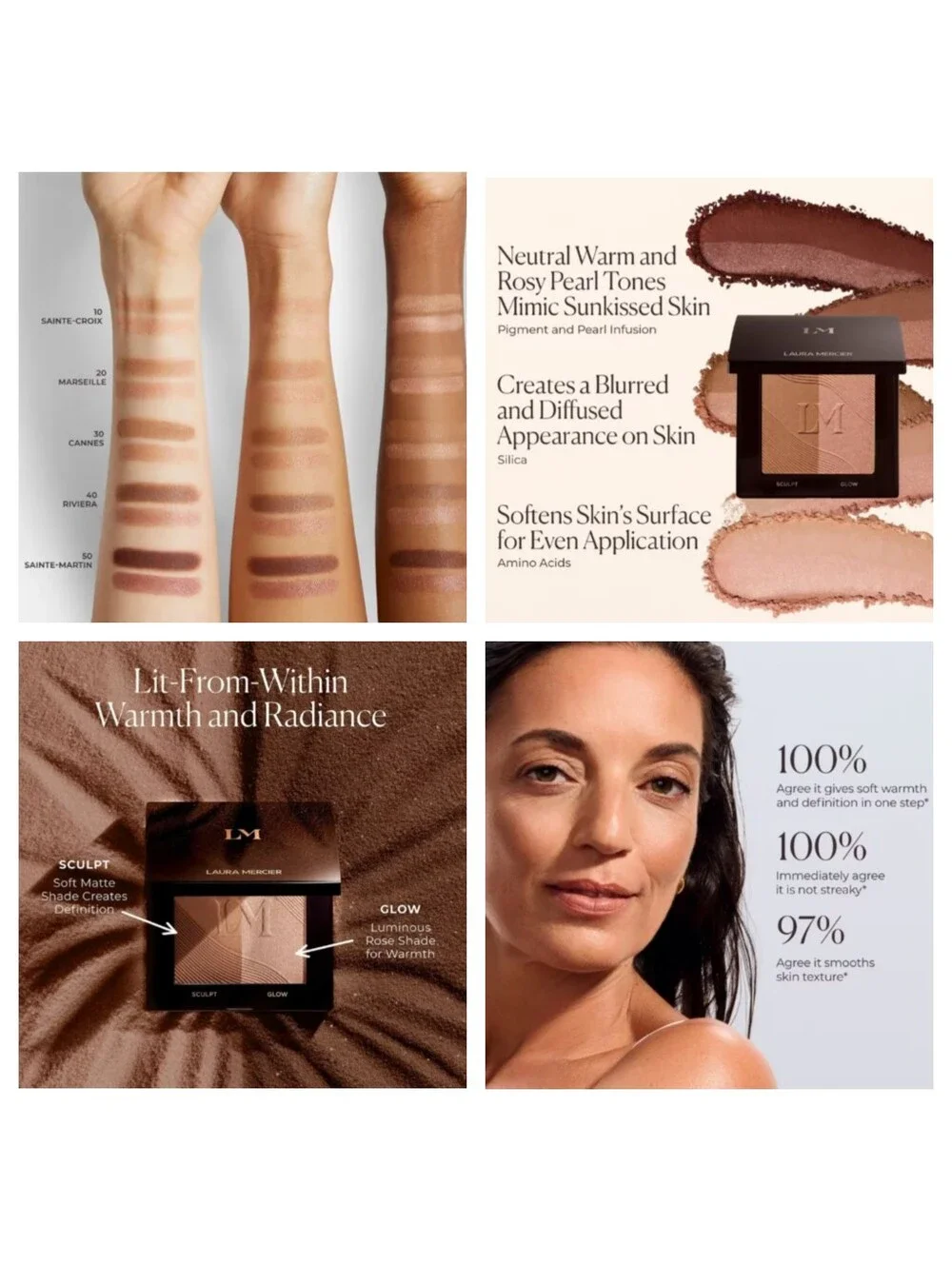 LAURA MERCIER Bronze Color Infusion Matte & Luminous Duo In 10 Sainte-Croix